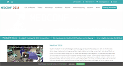 Desktop Screenshot of medconf.de