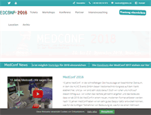 Tablet Screenshot of medconf.de